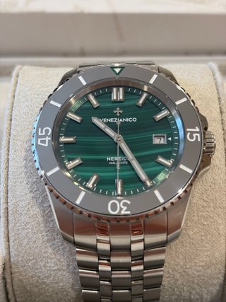 Venezianico Nereide Malachite Reloj Verde