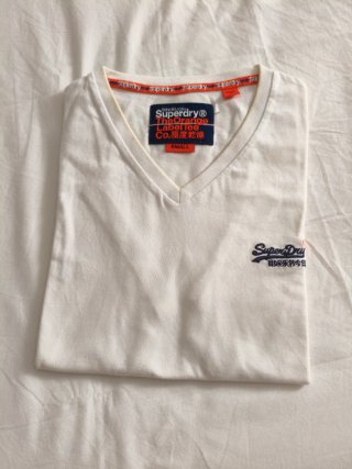 Camiseta Blanca Superdry Talla S