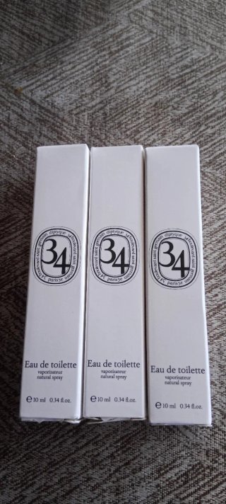 Diptyque 34 Eau de Toilette 3x10ml