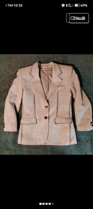 Blazer Road Runner Stile Inglese Lana Tg. 46