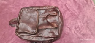 Mochila de Cuero Marrón