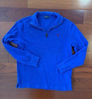 Chaqueta Ralph Lauren 1/4 Vintage Original Talla M
