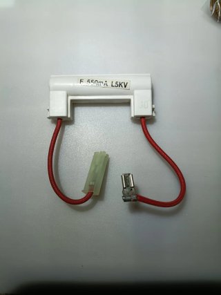 Fusible de Alta Tensión para Microondas 550mA