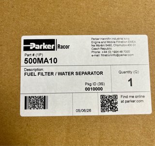 Filtro Decantador Diesel Marino Parker 500MA