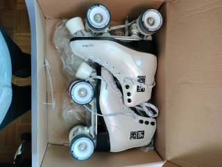 Patines de 4 Ruedas (Quad) Blancos