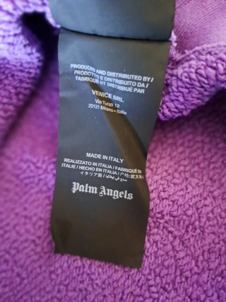 Felpa Palm Angels Orso Viola