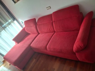 Sofá Chaise Longue con arcón y cama