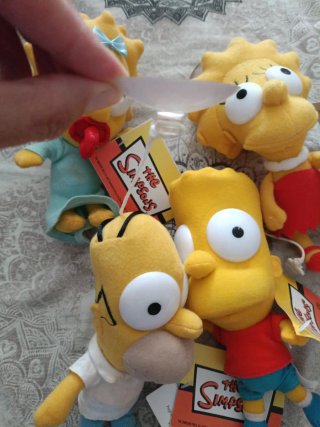 Peluche Los Simpsons (4 figuras)