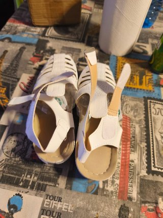 Sandalias blancas mujer talla 38