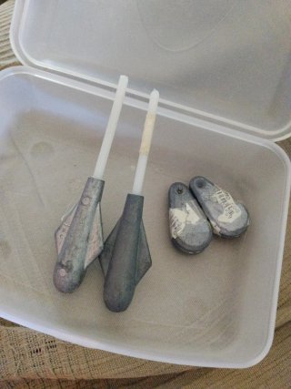 Set de 4 Plomos de Pesca (100g y 120g)