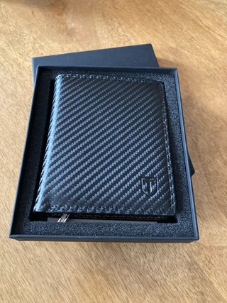 Cartera Teehon de Cuero con Bloqueo RFID