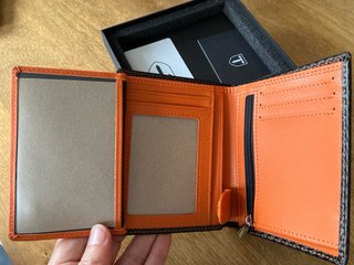 Cartera Teehon de Cuero con Bloqueo RFID