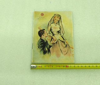 LOTE Papel Antiguo : Bodas 1954 + Cursos Cocina