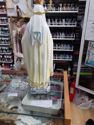 Virgen del Carmen Antigua 63cm