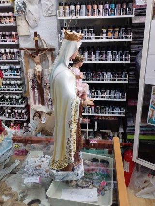 Virgen del Carmen Antigua 63cm