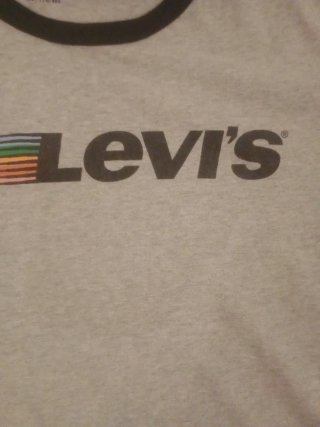 Levi's SS Ringer Tee en color gris jaspeado xxl
