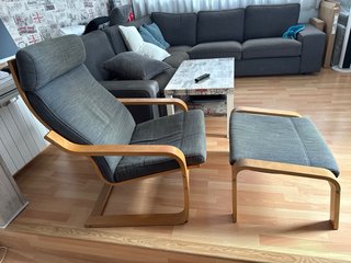 Sillón relax con reposapiés