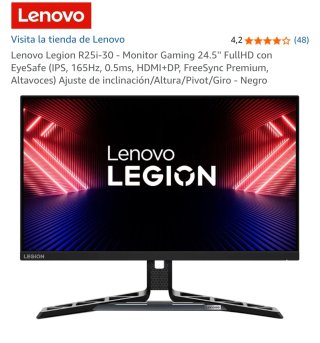 Monitor Gaming Lenovo Legion R25i-30 24.5