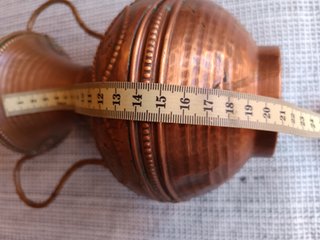 Jarrón Antiguo Cobre Puro