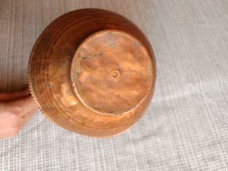 Jarrón Antiguo Cobre Puro