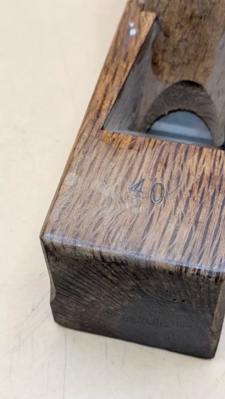 ANTIGUO CEPILLO CARPINTERO ARGENTINO Nº40 MADERA