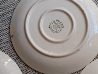 Juego Platos antiguos Porcelana Irestone Tableware