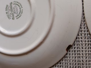 Juego Platos antiguos Porcelana Irestone Tableware