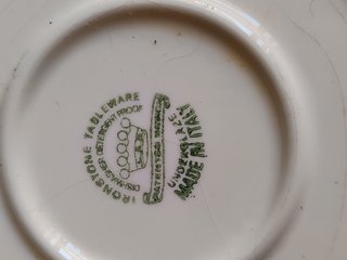 Juego Platos antiguos Porcelana Irestone Tableware