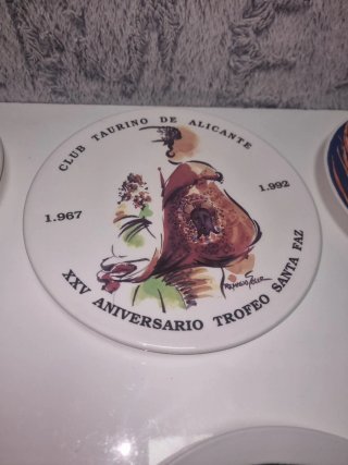 Lote de 5 Platos Conmemorativos Alicante