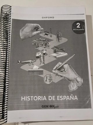 Libro Historia de España 2° bachillerato