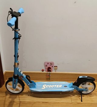 Patinete Azul Plegable