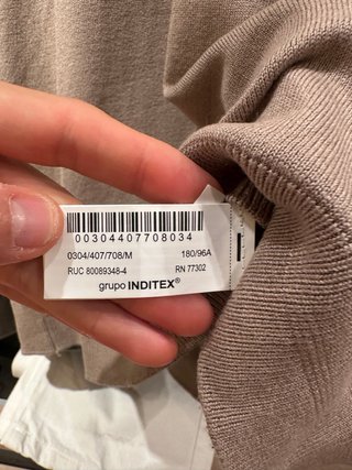 ZARA - Polo de punto manga corta – Talla M