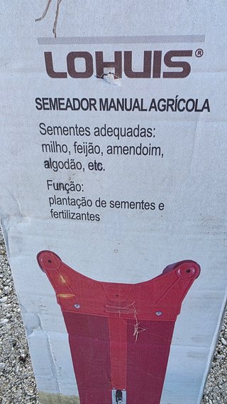 Sembradora manual de golpe con abonadora, nueva