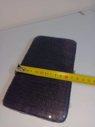 Bolso Marrón con Cadena y cartera lentejuelas