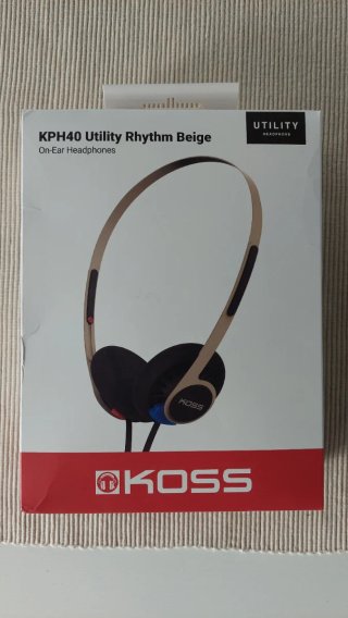 Auriculares Koss KPH40 Utility Rhythm Beige
