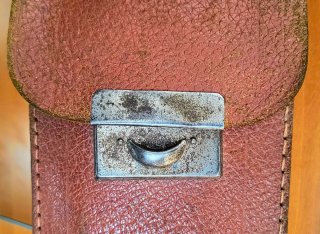 Funda Antigua de Cuero para cámara