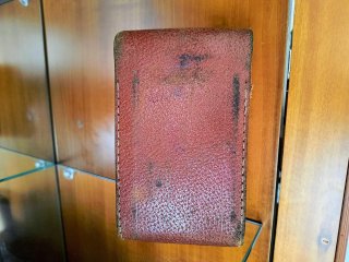 Funda Antigua de Cuero para cámara
