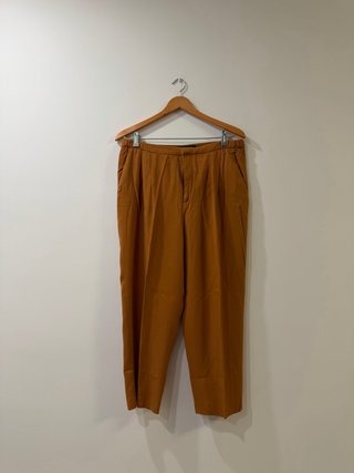 Pantalón Zara Pinza Naranja Talla L