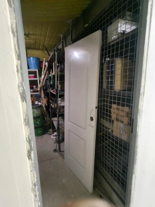 Puerta Corredera Blanca 72,5 cm Totalmente nueva