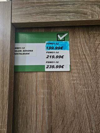 Armario de 160cm con Puertas Correderas