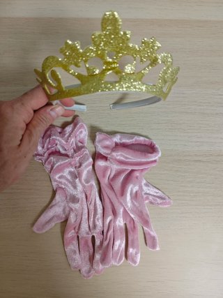 Disfraz Princesa Rosa con Dorado