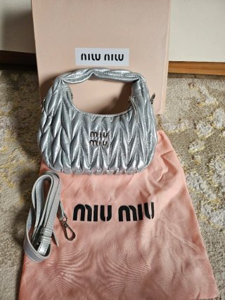 Bolso Miu Miu Plata