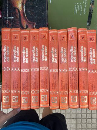 Lote de libros de Maravillas del Saber