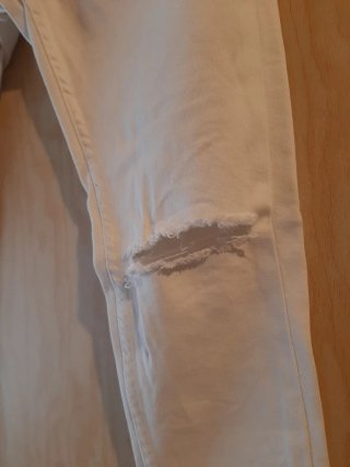 Jeans Super Skinny Bershka Blancos. Hombre