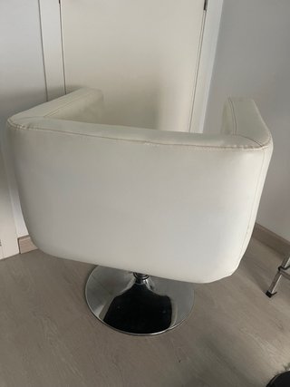Sillón de estética elevable blanco