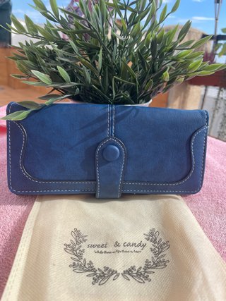 Cartera azul mujer