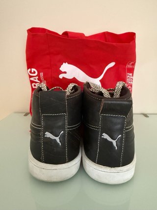Botines Puma Piel Marrón Talla 39 + Bolsa