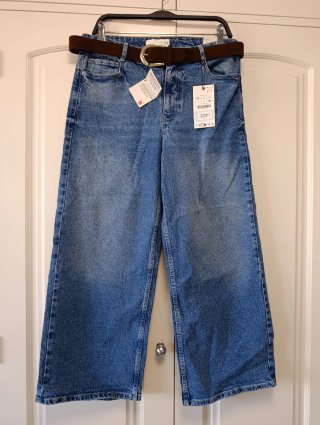Vaqueros Zara Culotte Talla XL