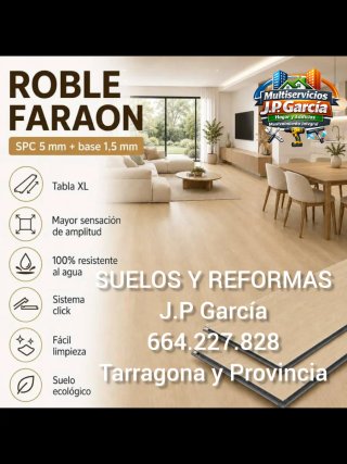 Suelo SPC Roble Faraón XL
