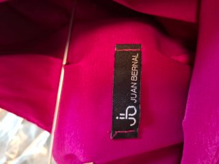 Vestido Beatriz Juan Bernal Fucsia
